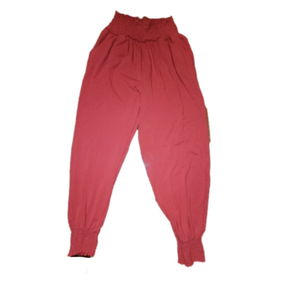 Zenana red casual Harlem pants - XL - Picture 1 of 11